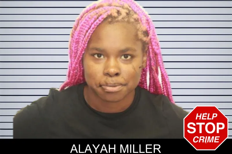 Alayah Miller mugshot