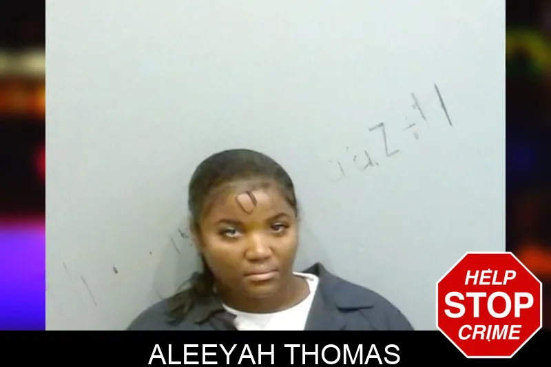 Aleeyah Thomas mugshot