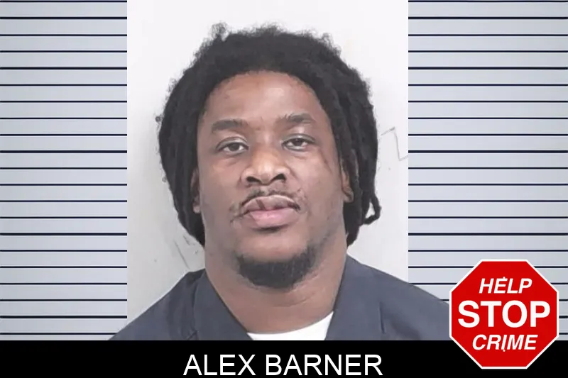 Alex Barner mugshot