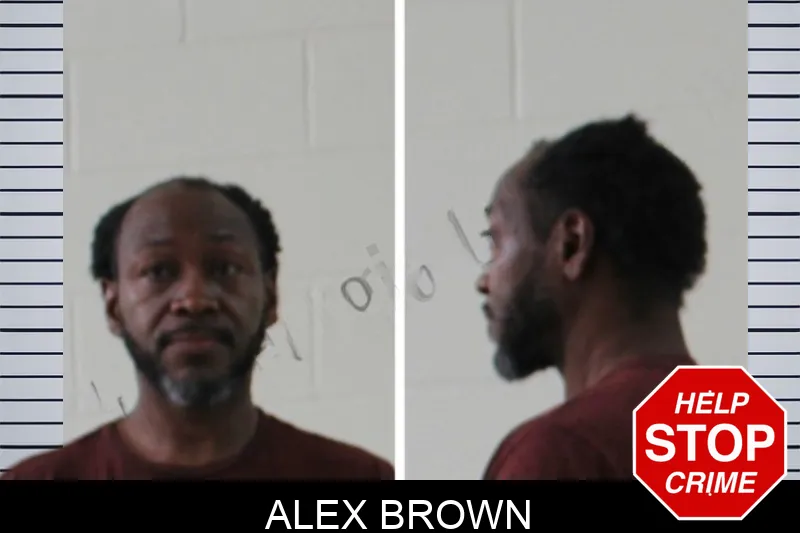 Alex Brown mugshot