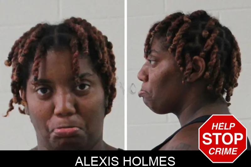 Alexis Holmes mugshot