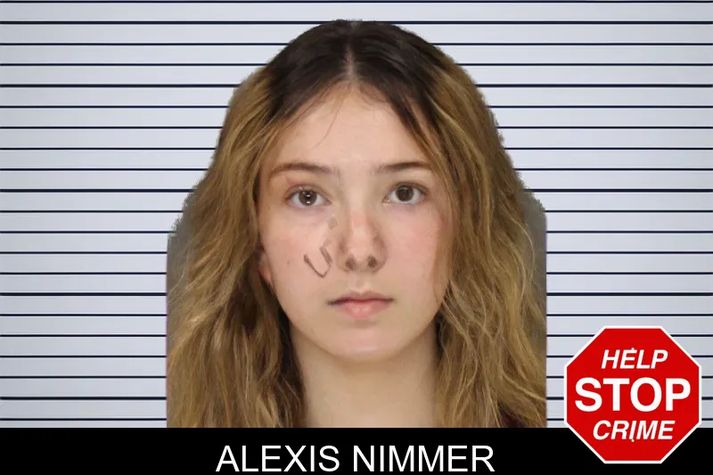 Alexis Nimmer mugshot