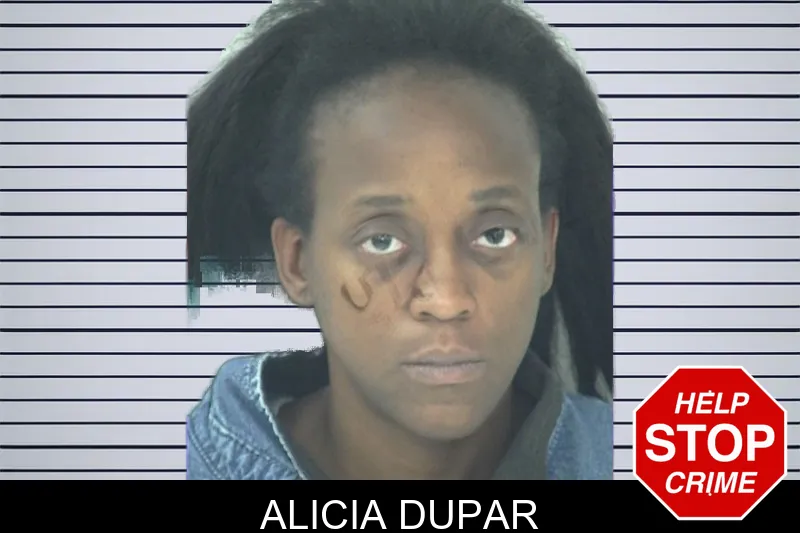 Alicia Dupar mugshot