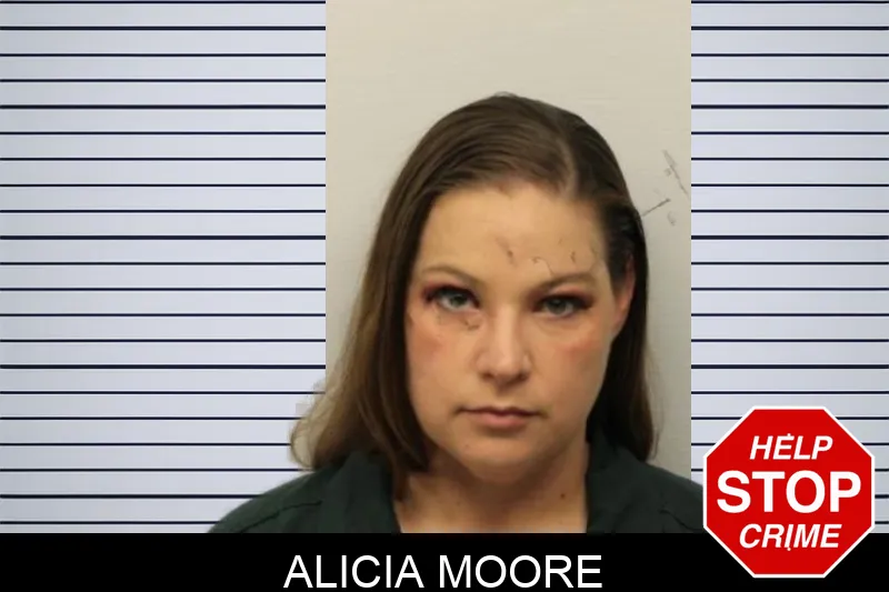 Alicia Moore mugshot