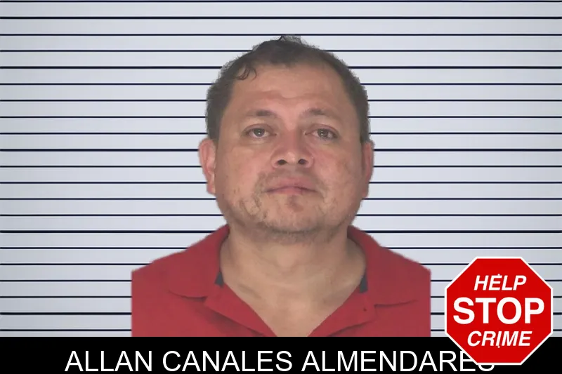Allan Canales Almendares mugshot