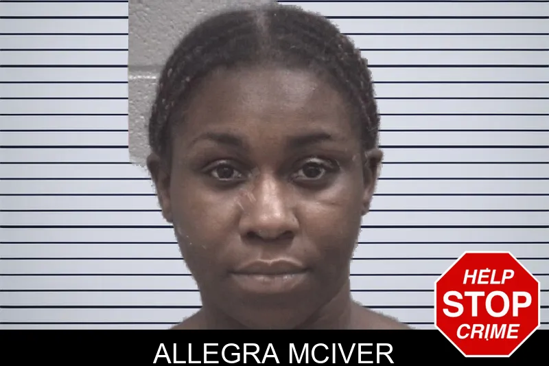 Allegra McIver mugshot