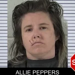 Allie Peppers mugshot
