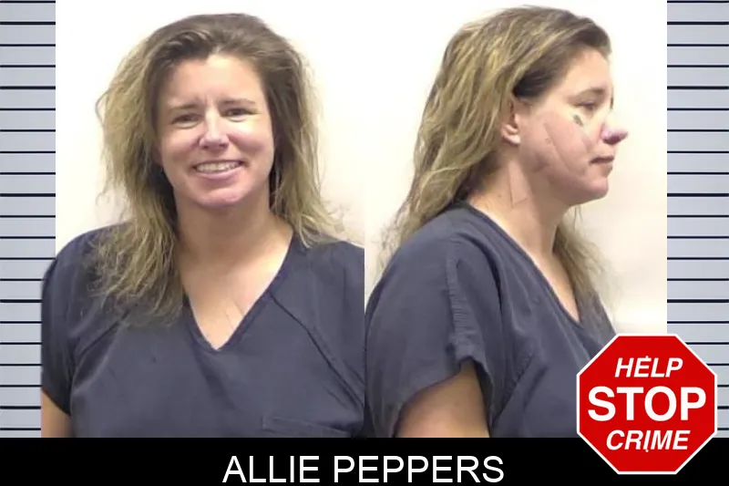 Allie Peppers mugshot