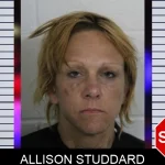 Allison Studdard mugshot