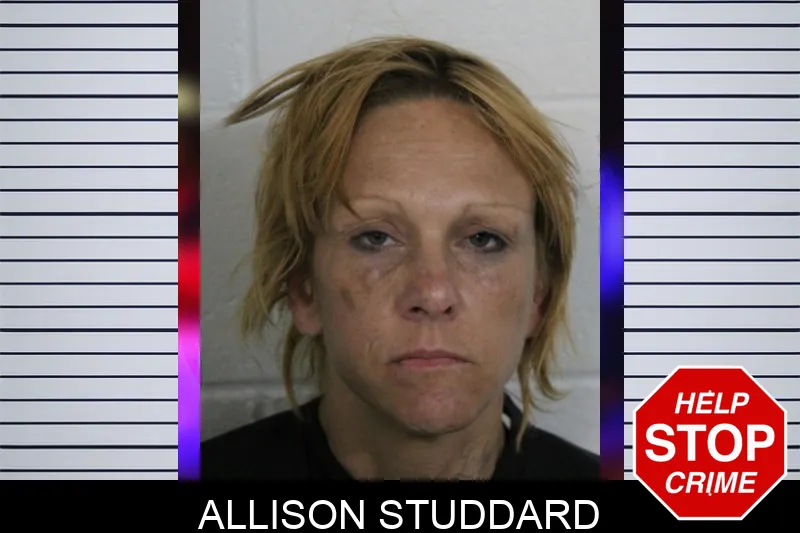 Allison Studdard mugshot