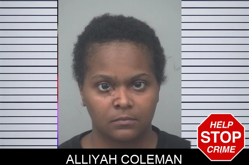 Alliyah Coleman mugshot