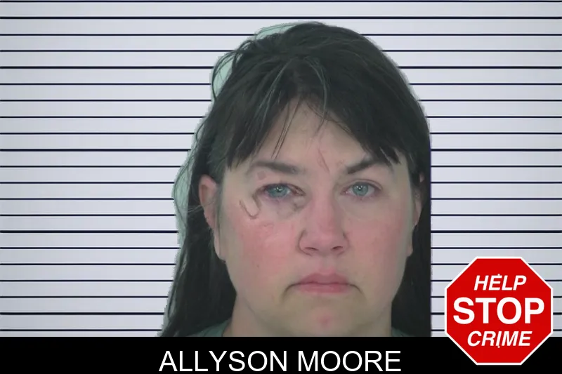 Allyson Moore mugshot