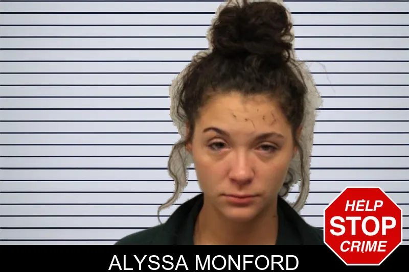 Alyssa Monford mugshot