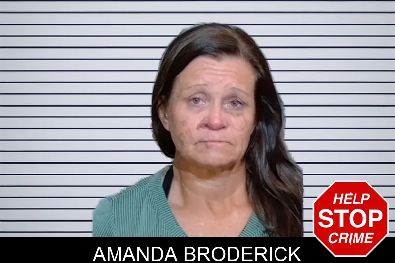 Amanda Broderick mugshot
