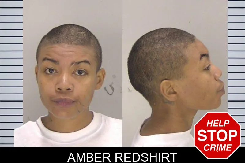 Amber Redshirt mugshot