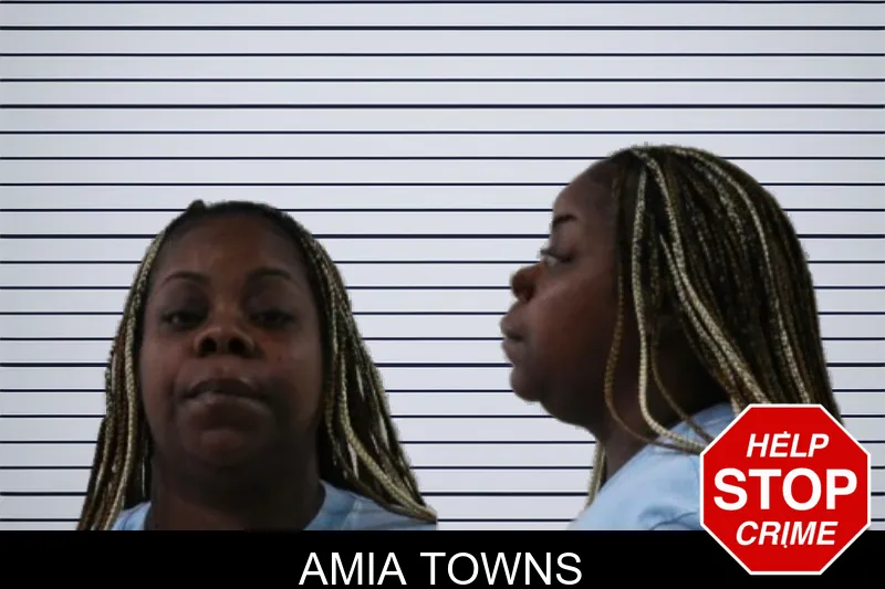 Amia Towns mugshot