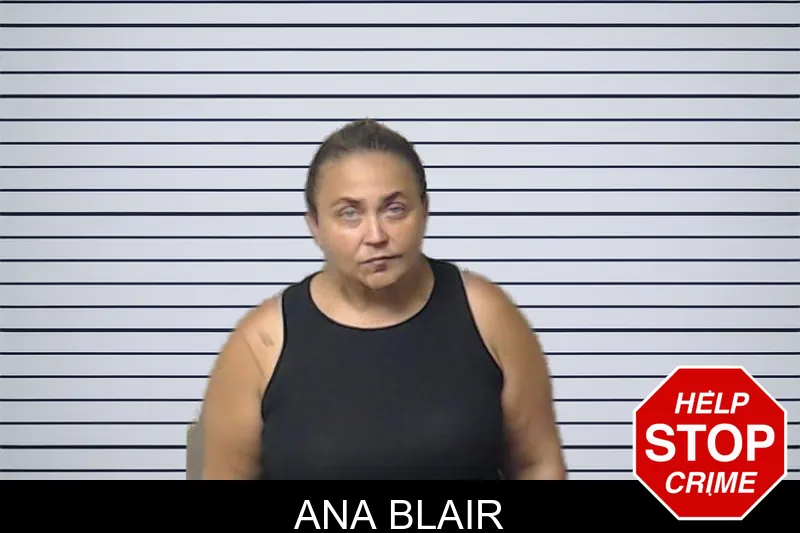 Ana Blair mugshot