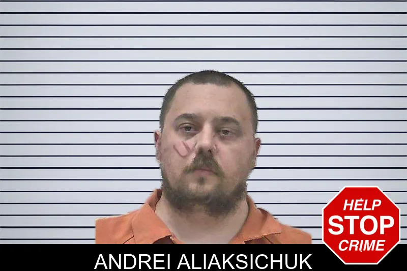 Andrei Aliaksichuk mugshot
