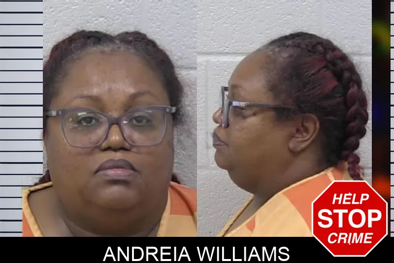 Andreia Williams mugshot