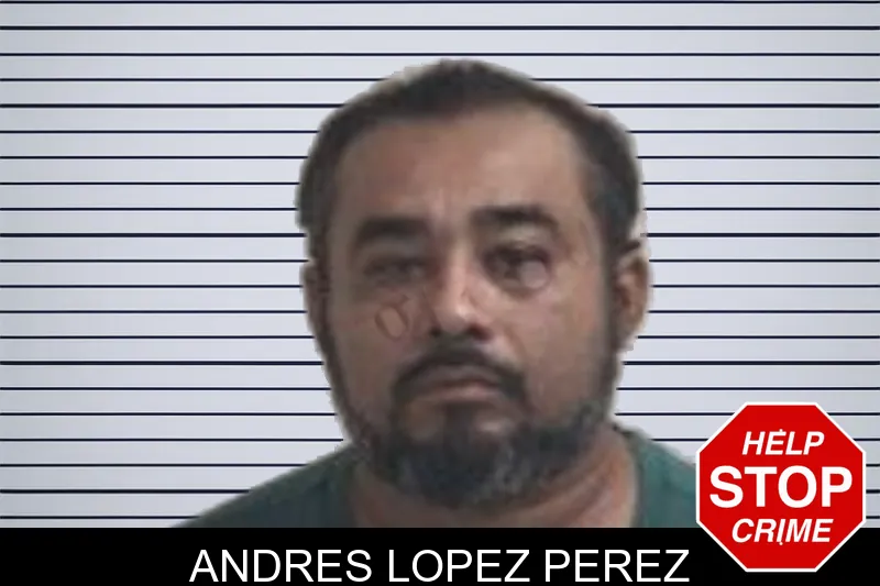 Andres Lopez Perez mugshot