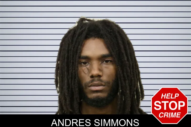 Andres Simmons mugshot