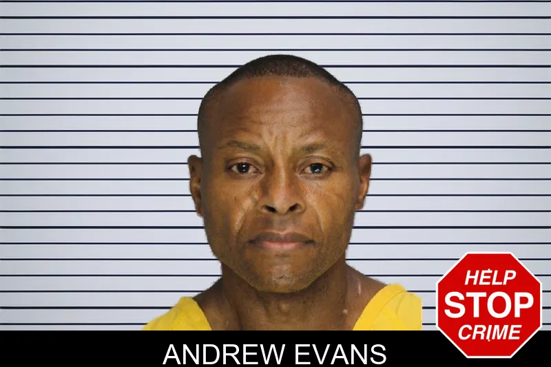 Andrew Evans mugshot