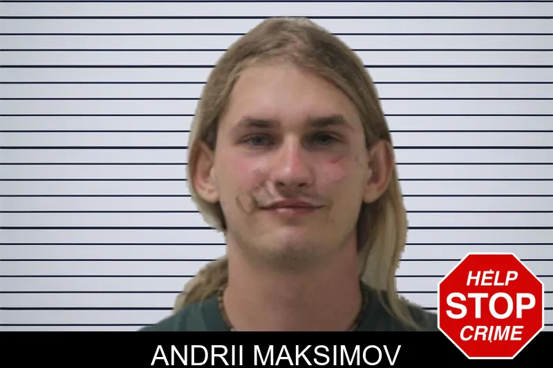 Andrii Maksimov mugshot