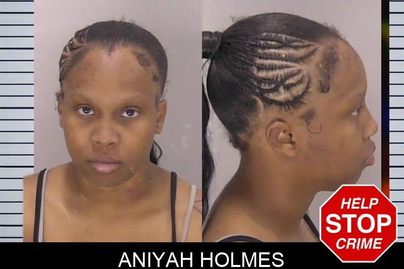 Aniyah Holmes mugshot