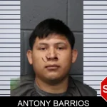 Antony Barrios mugshot