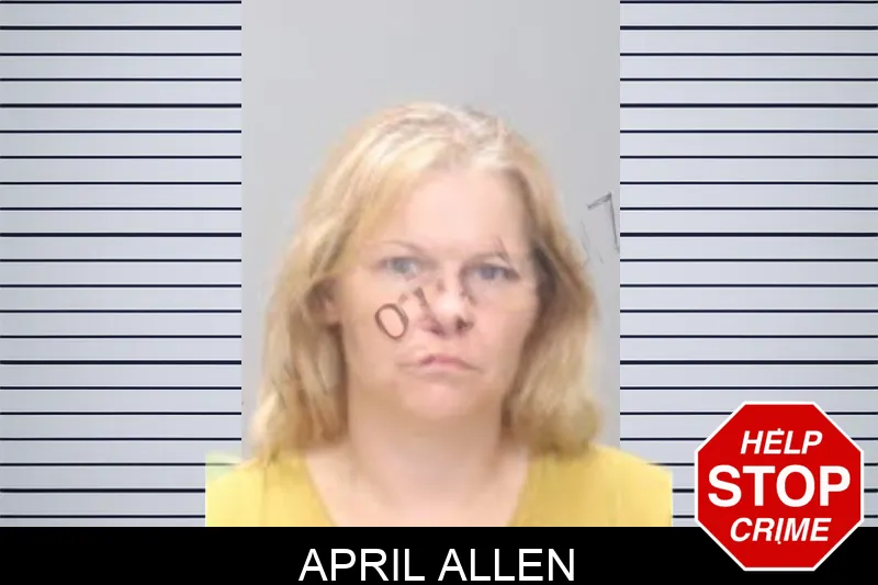 April Allen mugshot