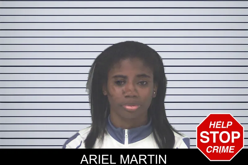 Ariel Martin mugshot
