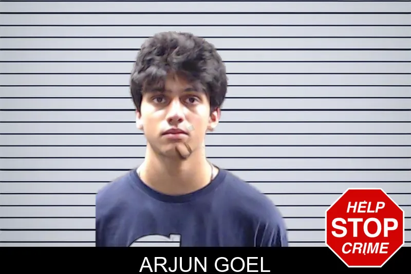 Arjun Goel mugshot