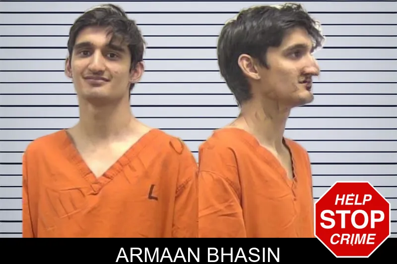 Armaan Bhasin mugshot