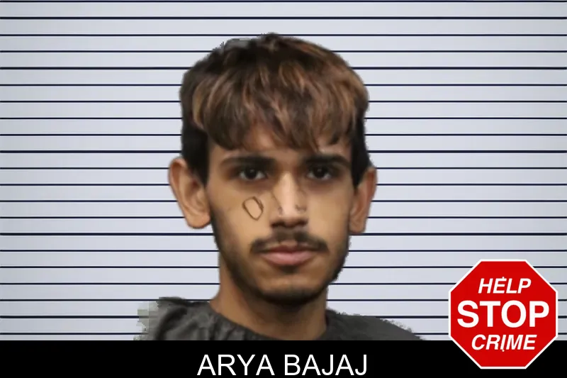 Arya Bajaj mugshot