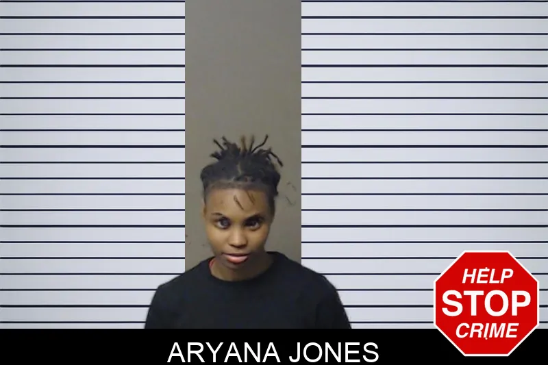 Aryana Jones mugshot