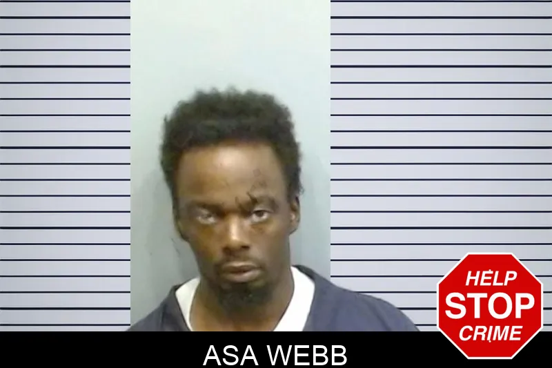 Asa Webb mugshot
