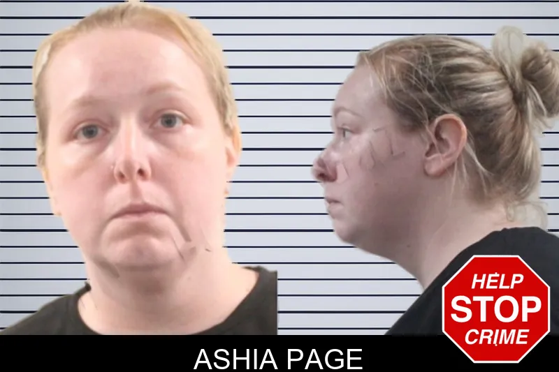 Ashia Page mugshot