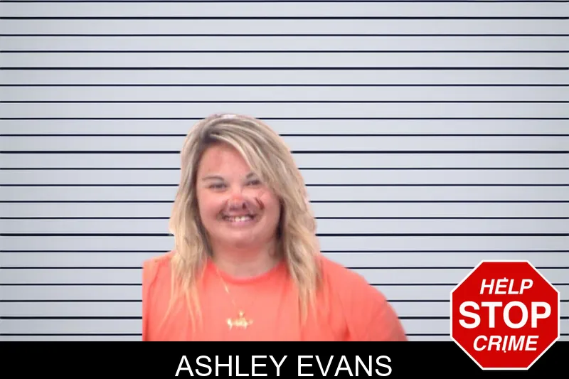Ashley Evans mugshot