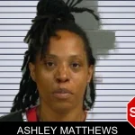 Ashley Matthews mugshot
