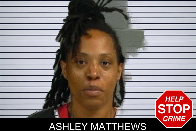Ashley Matthews mugshot