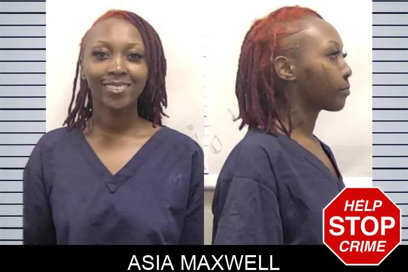 Asia Maxwell mugshot