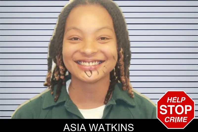 Asia Watkins mugshot