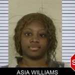 Asia Williams mugshot