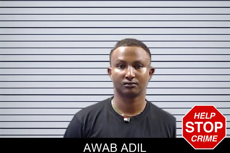 Awab Adil mugshot