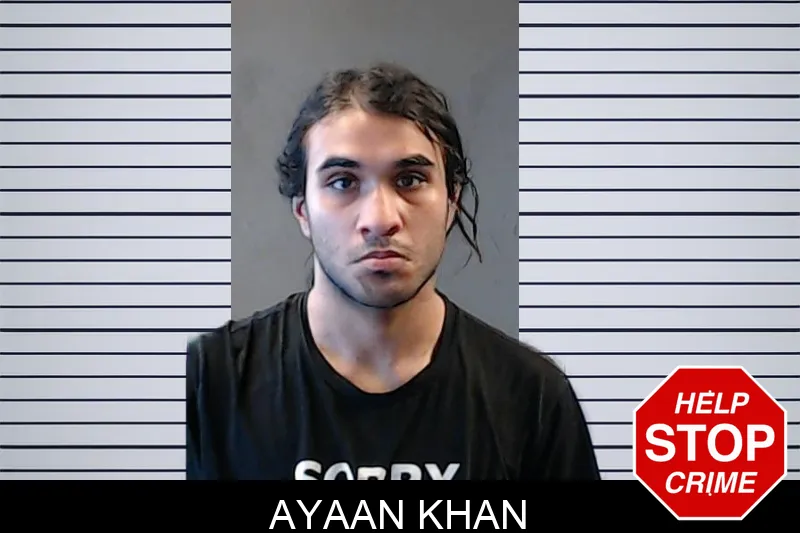 Ayaan Khan mugshot