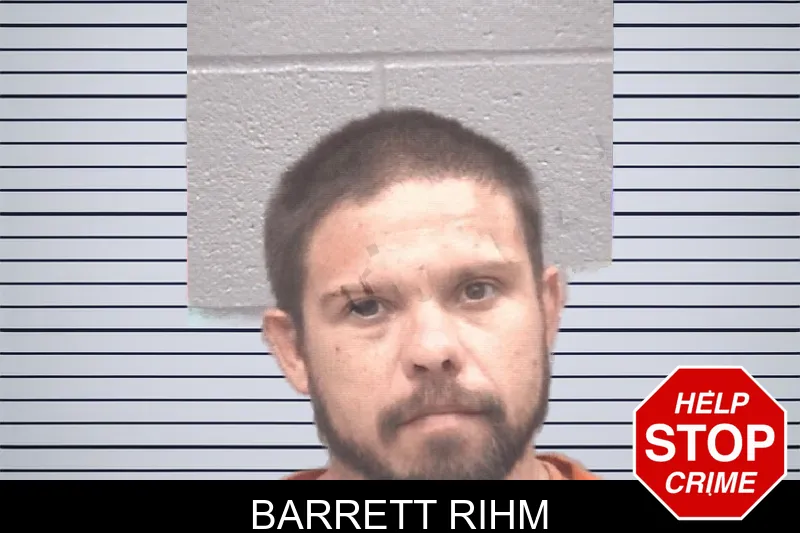Barrett Rihm mugshot