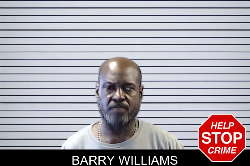 Barry Williams mugshot
