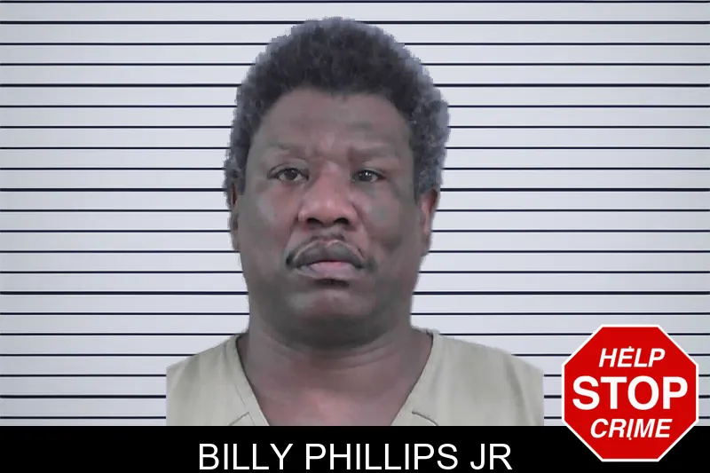 Billy Phillips Jr mugshot