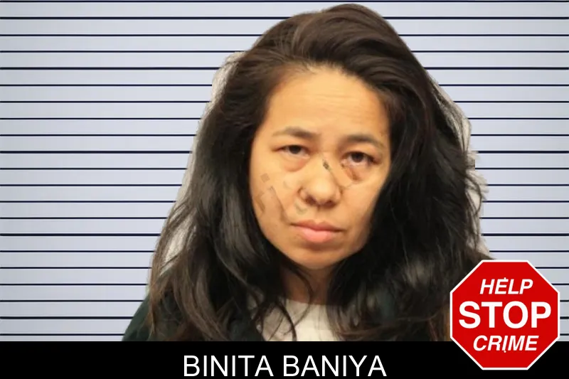 Binita Baniya mugshot