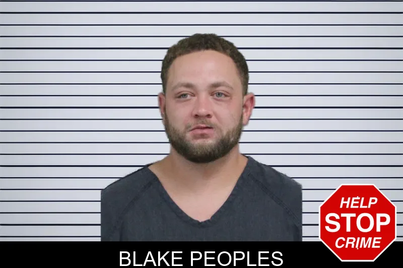 Blake Peoples mugshot